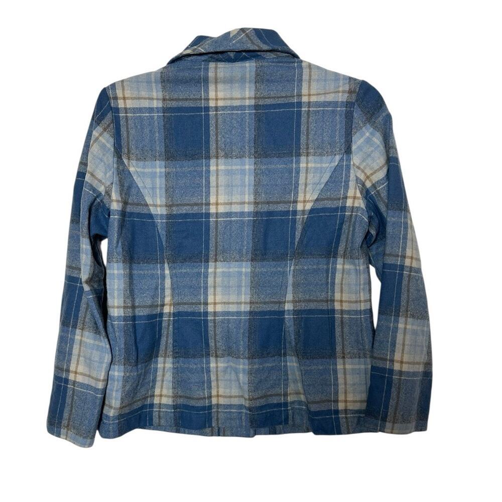 Pendleton. Women's Wool Jacket, Plaid Blazer, Size Small Petite - Picture 3 of 8